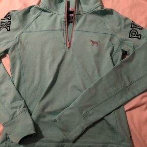 Pink quarter zip pullover